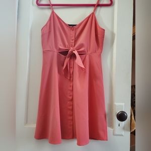 Peach summer dress